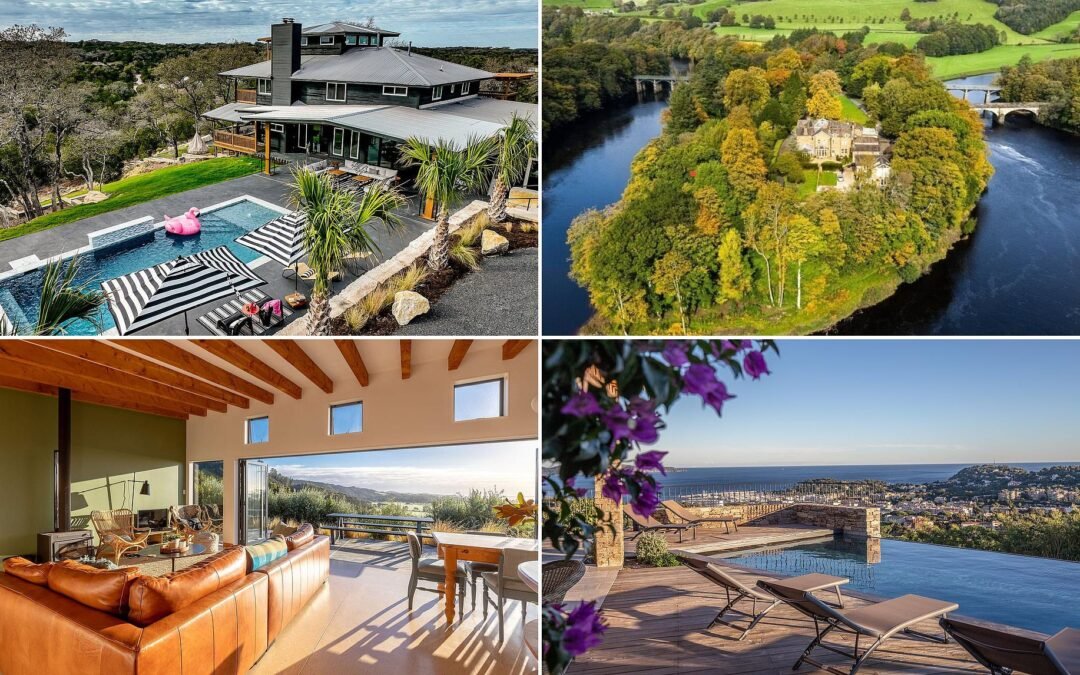 Discover the World’s Most Stunning Holiday Homes: From a Majestic Scottish Castle to a Private Island in Lancashire Boasting Its Own Cinema and Spa