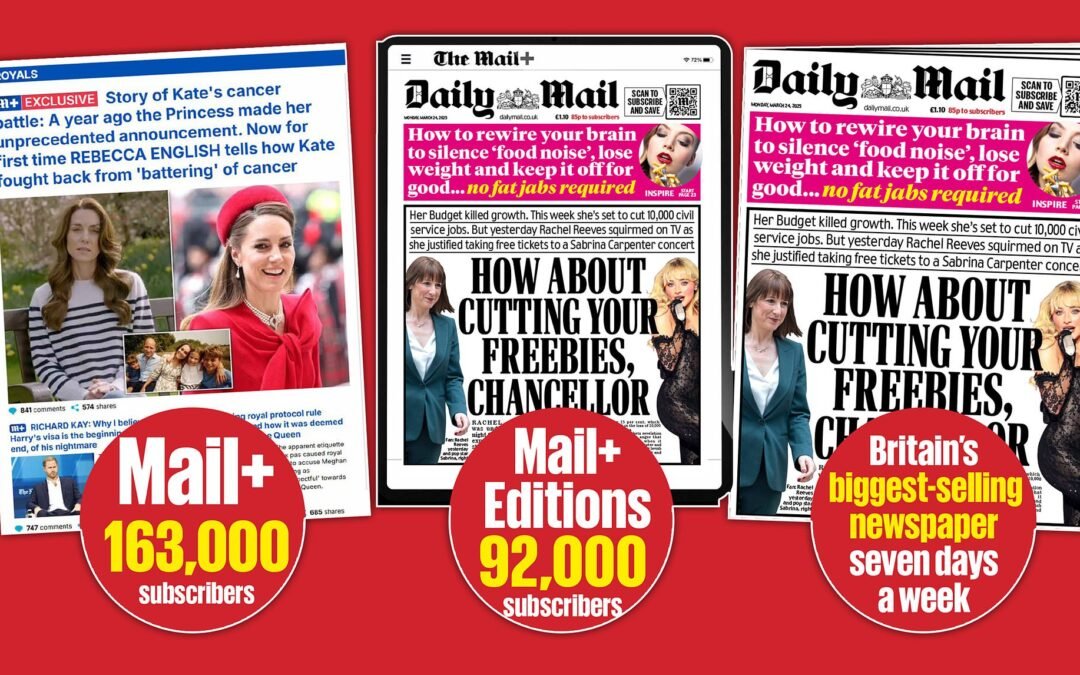Mail Online Soars Past Quarter-Million Digital Subscribers