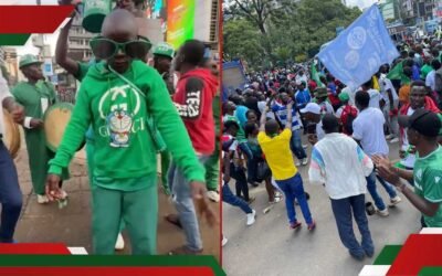 VIDEO: Gor Mahia vs. AFC Leopards Fans Flood Nairobi for Epic Mashemeji Derby