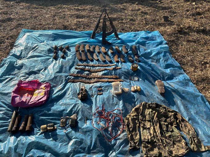 J-K Security Forces Seize Arms and Narcotics in Sweeping Operation, Army Reports
