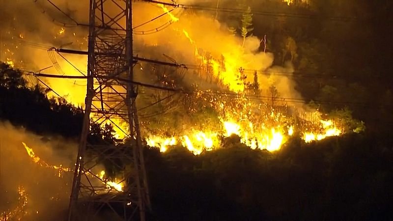 Western Japan Battles Unrelenting Wildfires: Evacuations and Damage Surge