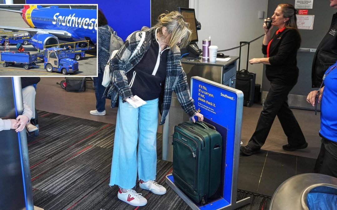 Southwest Airlines Warns of Strict New Rules for Carry-On Bags