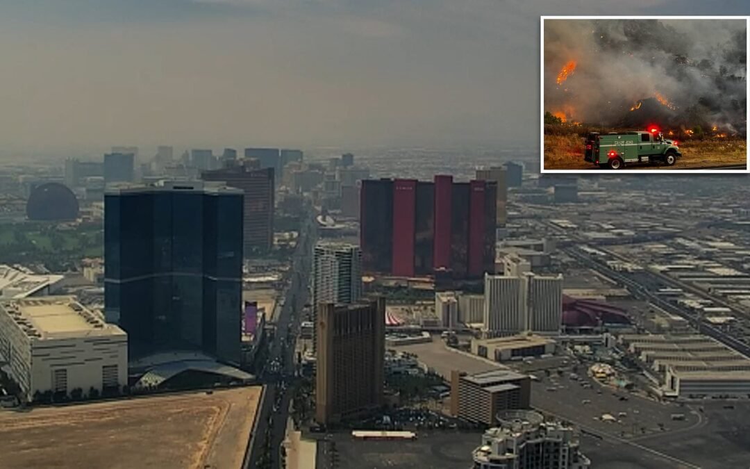 Smoke from Las Vegas fire engulfs the Strip as tourists avoid “dying” city