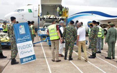 PAF Flies 48 Tons of Aid from Karachi to Peshawar